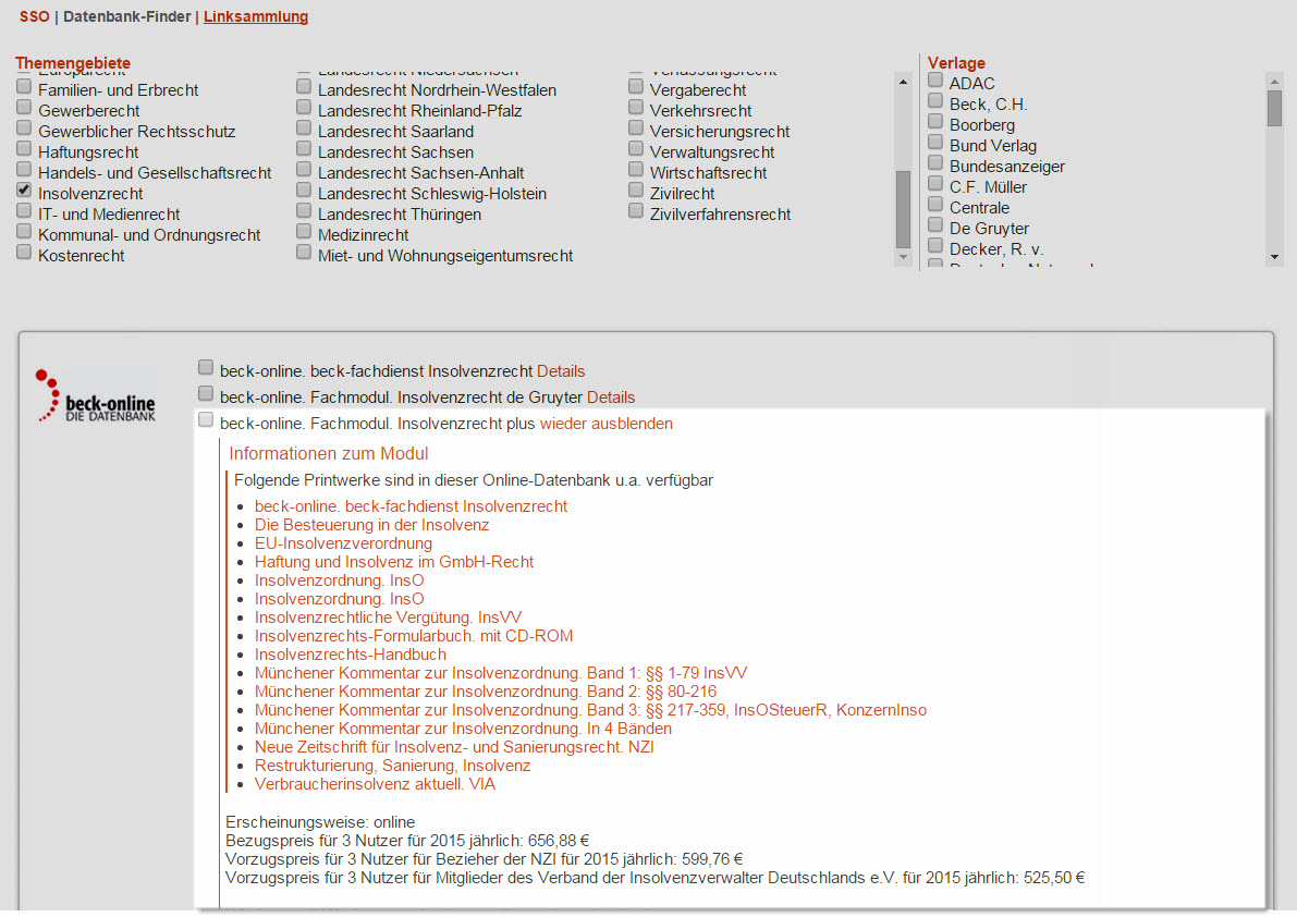 Modulinformationen